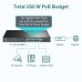 TP-Link TL-SG1218MP netwerk-switch Unmanaged Gigabit Ethernet (10/100/1000) Power over Ethernet (PoE) 1U Zwart (TL-SG1218MP) thumbnail