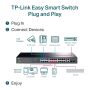 TP-Link TL-SG1428PE netwerk-switch Managed L2 Gigabit Ethernet (10/100/1000) Power over Ethernet (PoE) 1U Zwart (TL-SG1428PE) thumbnail