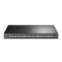TP-Link TL-SG3452XP netwerk-switch Managed L2+ Gigabit Ethernet (10/100/1000) Power over Ethernet (PoE) 1U Zwart (TL-SG3452XP) thumbnail