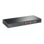 TP-Link TL-SL1218P netwerk-switch Unmanaged Gigabit Ethernet (10/100/1000) Power over Ethernet (PoE) 1U Zwart (TL-SL1218P) thumbnail