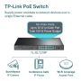 TP-Link TL-SL1218P netwerk-switch Unmanaged Gigabit Ethernet (10/100/1000) Power over Ethernet (PoE) 1U Zwart (TL-SL1218P) thumbnail