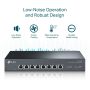 TP-Link TL-SX1008 netwerk-switch Unmanaged 10G Ethernet (100/1000/10000) 1U Zwart (TL-SX1008) thumbnail