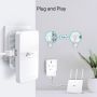 TP-Link TL-WPA7617 KIT PowerLine-netwerkadapter 1000 Mbit/s Ethernet LAN Wifi Wit (TL-WPA7617 KIT) thumbnail