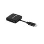 Transcend RDC3 geheugenkaartlezer USB 3.2 Gen 1 (3.1 Gen 1) Type-C Zwart (TS-RDC3) thumbnail
