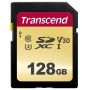 Transcend 128GB UHS-I U3 SD SDXC Klasse 10 (TS128GSDC500S) thumbnail