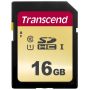 Transcend 16GB, UHS-I, SD SDHC Klasse 10 (TS16GSDC500S) thumbnail