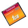 Transcend 1 GB CF 133x CompactFlash MLC (TS1GCF133) thumbnail