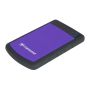 Transcend StoreJet 25H3P (USB 3.0), 2TB externe harde schijf 2000 GB Zwart, Paars (TS2TSJ25H3P) thumbnail