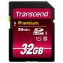 Transcend 32GB SDHC Class 10 UHS-I NAND Klasse 10 (TS32GSDU1) thumbnail