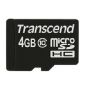 Transcend TS4GUSDC10 flashgeheugen 4 GB MicroSDHC NAND Klasse 10 (TS4GUSDC10) thumbnail