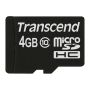 Transcend TS4GUSDC10 flashgeheugen 4 GB MicroSDHC NAND Klasse 10 (TS4GUSDC10) thumbnail