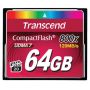 Transcend 64GB 800x CF CompactFlash MLC (TS64GCF800) thumbnail