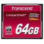 Transcend 64GB 800x CF CompactFlash MLC (TS64GCF800) thumbnail