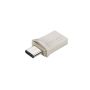 Transcend JetFlash 890 64GB USB flash drive USB Type-A / USB Type-C 3.2 Gen 1 (3.1 Gen 1) Zwart, Zilver (TS64GJF890S) thumbnail