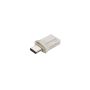 Transcend JetFlash 890 64GB USB flash drive USB Type-A / USB Type-C 3.2 Gen 1 (3.1 Gen 1) Zwart, Zilver (TS64GJF890S) thumbnail