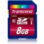 Transcend 8GB SDHC Class 10 UHS-I NAND Klasse 10 (TS8GSDU1) thumbnail