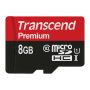 Transcend 8GB microSDHC Class 10 UHS-I MLC Klasse 10 (TS8GUSDCU1) thumbnail
