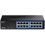 Trendnet TEG-S17D netwerk-switch Gigabit Ethernet (10/100/1000) Zwart (TEG-S17D) thumbnail
