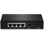 Trendnet TEG-S51SFP netwerk-switch Unmanaged Gigabit Ethernet (10/100/1000) Zwart (TEG-S51SFP) thumbnail