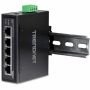 Trendnet TI-E50 netwerk-switch Unmanaged Fast Ethernet (10/100) Zwart (TI-E50) thumbnail
