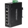 Trendnet TI-E50 netwerk-switch Unmanaged Fast Ethernet (10/100) Zwart (TI-E50) thumbnail