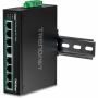 Trendnet TI-PE80 netwerk-switch Unmanaged Fast Ethernet (10/100) Power over Ethernet (PoE) Zwart (TI-PE80) thumbnail