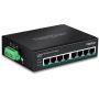 Trendnet TI-PE80 netwerk-switch Unmanaged Fast Ethernet (10/100) Power over Ethernet (PoE) Zwart (TI-PE80) thumbnail
