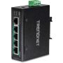Trendnet TI-PG50 netwerk-switch Unmanaged Gigabit Ethernet (10/100/1000) Power over Ethernet (PoE) Zwart (TI-PG50) thumbnail