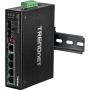 Trendnet TI-PG62 netwerk-switch Unmanaged Gigabit Ethernet (10/100/1000) Power over Ethernet (PoE) Zwart (TI-PG62) thumbnail