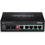Trendnet TI-PG62 netwerk-switch Unmanaged Gigabit Ethernet (10/100/1000) Power over Ethernet (PoE) Zwart (TI-PG62) thumbnail