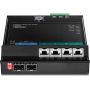 Trendnet TI-PG62F netwerk-switch Gigabit Ethernet (10/100/1000) Power over Ethernet (PoE) Zwart (TI-PG62F) thumbnail