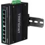Trendnet TI-PG80B netwerk-switch Gigabit Ethernet (10/100/1000) Power over Ethernet (PoE) Zwart (TI-PG80B) thumbnail