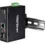Trendnet TI-UF11SFP netwerk media converter Intern 1000 Mbit/s Zwart (TI-UF11SFP) thumbnail