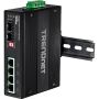 Trendnet TI-UPG62 netwerk-switch Unmanaged L2 Gigabit Ethernet (10/100/1000) Power over Ethernet (PoE) Zwart (TI-UPG62) thumbnail