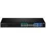 Trendnet TPE-204US netwerk-switch Managed L2/L3/L4 Gigabit Ethernet (10/100/1000) Power over Ethernet (PoE) 1U Zwart (TPE-204US) thumbnail