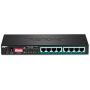 Trendnet TPE-LG80 netwerk-switch Unmanaged Gigabit Ethernet (10/100/1000) Power over Ethernet (PoE) Zwart (TPE-LG80) thumbnail