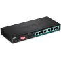 Trendnet TPE-LG80 netwerk-switch Unmanaged Gigabit Ethernet (10/100/1000) Power over Ethernet (PoE) Zwart (TPE-LG80) thumbnail