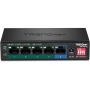 Trendnet TPE-TG51G netwerk-switch Gigabit Ethernet (10/100/1000) Power over Ethernet (PoE) Zwart (TPE-TG51G) thumbnail