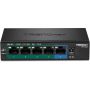 Trendnet TPE-TG52 netwerk-switch Unmanaged Gigabit Ethernet (10/100/1000) Power over Ethernet (PoE) Zwart (TPE-TG52) thumbnail