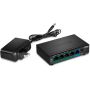 Trendnet TPE-TG52 netwerk-switch Unmanaged Gigabit Ethernet (10/100/1000) Power over Ethernet (PoE) Zwart (TPE-TG52) thumbnail
