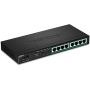 Trendnet TPE-TG83 netwerk-switch Unmanaged Gigabit Ethernet (10/100/1000) Power over Ethernet (PoE) Zwart (TPE-TG83) thumbnail