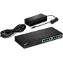 Trendnet TPE-TG84 netwerk-switch Unmanaged Gigabit Ethernet (10/100/1000) Power over Ethernet (PoE) Zwart (TPE-TG84) thumbnail