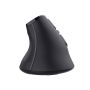 Trust Voxx Draadloze oplaadbare ergonomische muis – Ergonomische muis – Draadloze muis – Oplaadbare muis – LED‑display – Zwart (23731) thumbnail