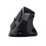 Trust Voxx Draadloze oplaadbare ergonomische muis – Ergonomische muis – Draadloze muis – Oplaadbare muis – LED‑display – Zwart (23731) thumbnail