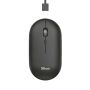 Trust Puck Draadloze Muis - Multi-device muis – USB en Bluetooth verbinding – 1600 DPI – Grijs (24059) thumbnail