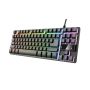 Trust GXT 833 Thado toetsenbord USB Duits Zwart, Zilver (24068) thumbnail