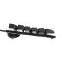 Trust GXT 833 Thado toetsenbord USB Duits Zwart, Zilver (24068) thumbnail