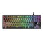 Trust GXT 833 Thado toetsenbord USB Duits Zwart, Zilver (24068) thumbnail