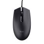 Trust Basi Bedrade Muis - Ambidextere muis – 3 knoppen – 1200 DPI – Zwart (24271) thumbnail