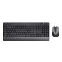 Trust Trezo toetsenbord Inclusief muis RF Draadloos QWERTY Amerikaans Engels Zwart (24529) thumbnail